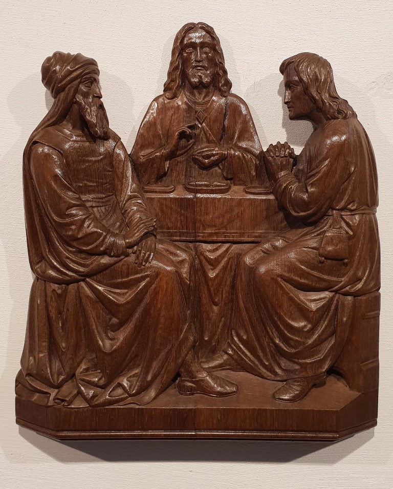 Very Fine Wood carved Altar Panel